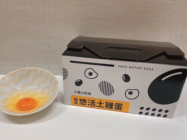 悠活土雞蛋一盒(3斤)-土雞蛋,紅仁,平面飼養